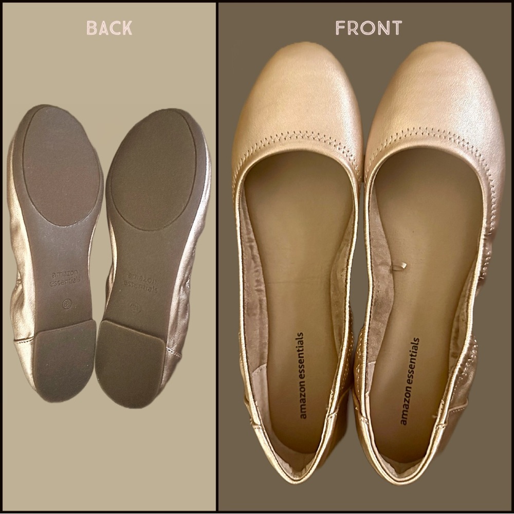 Rose Gold Ballet Flats - Women’s size 8.5 - Brand new!!